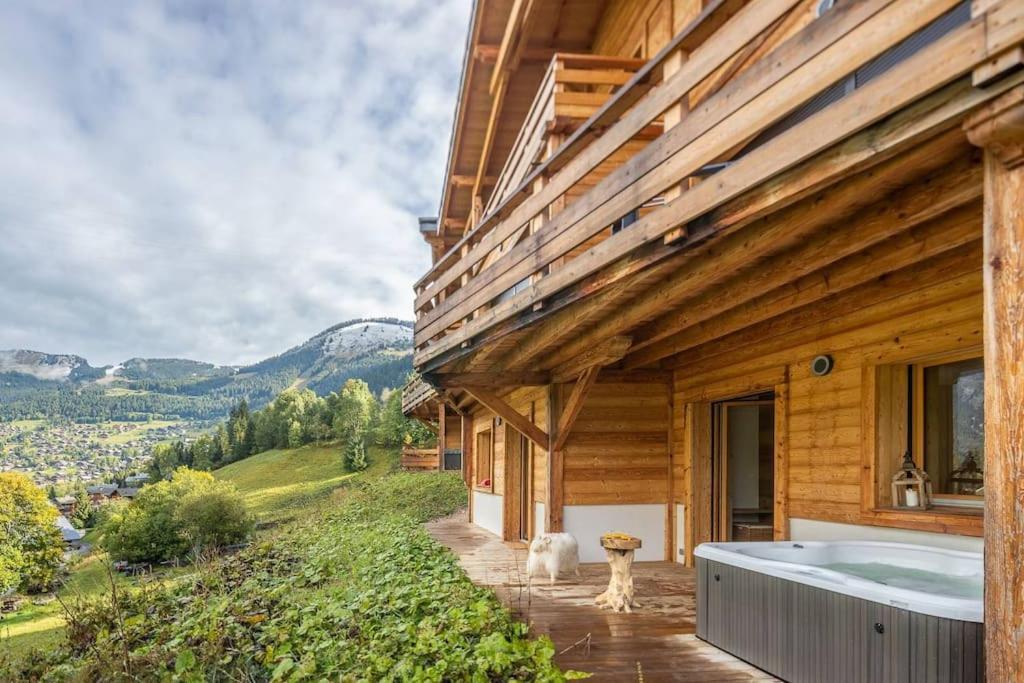 Chalet 1100 - Bo Immobilier Chatel - A Mi-Chemin Du Centre Et Du Linga - Jacuzzi Sauna Et Cheminee Экстерьер фото