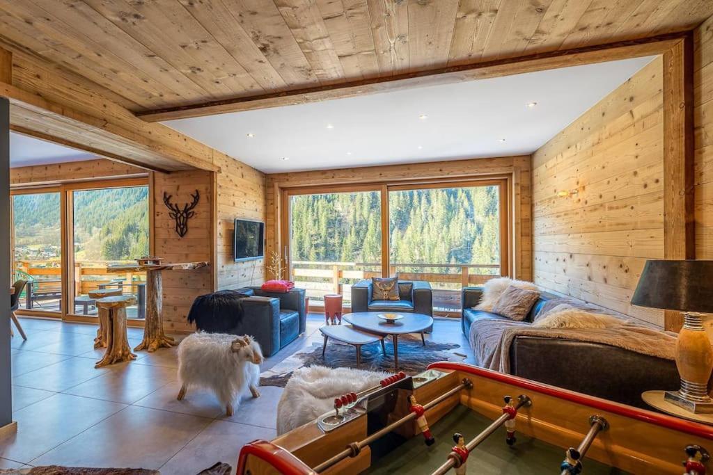 Chalet 1100 - Bo Immobilier Chatel - A Mi-Chemin Du Centre Et Du Linga - Jacuzzi Sauna Et Cheminee Экстерьер фото