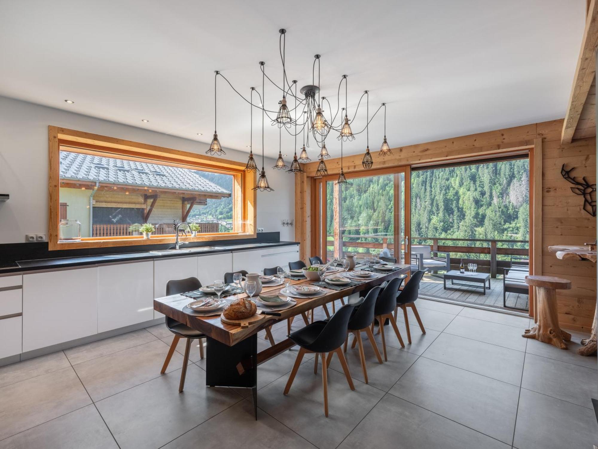 Chalet 1100 - Bo Immobilier Chatel - A Mi-Chemin Du Centre Et Du Linga - Jacuzzi Sauna Et Cheminee Экстерьер фото