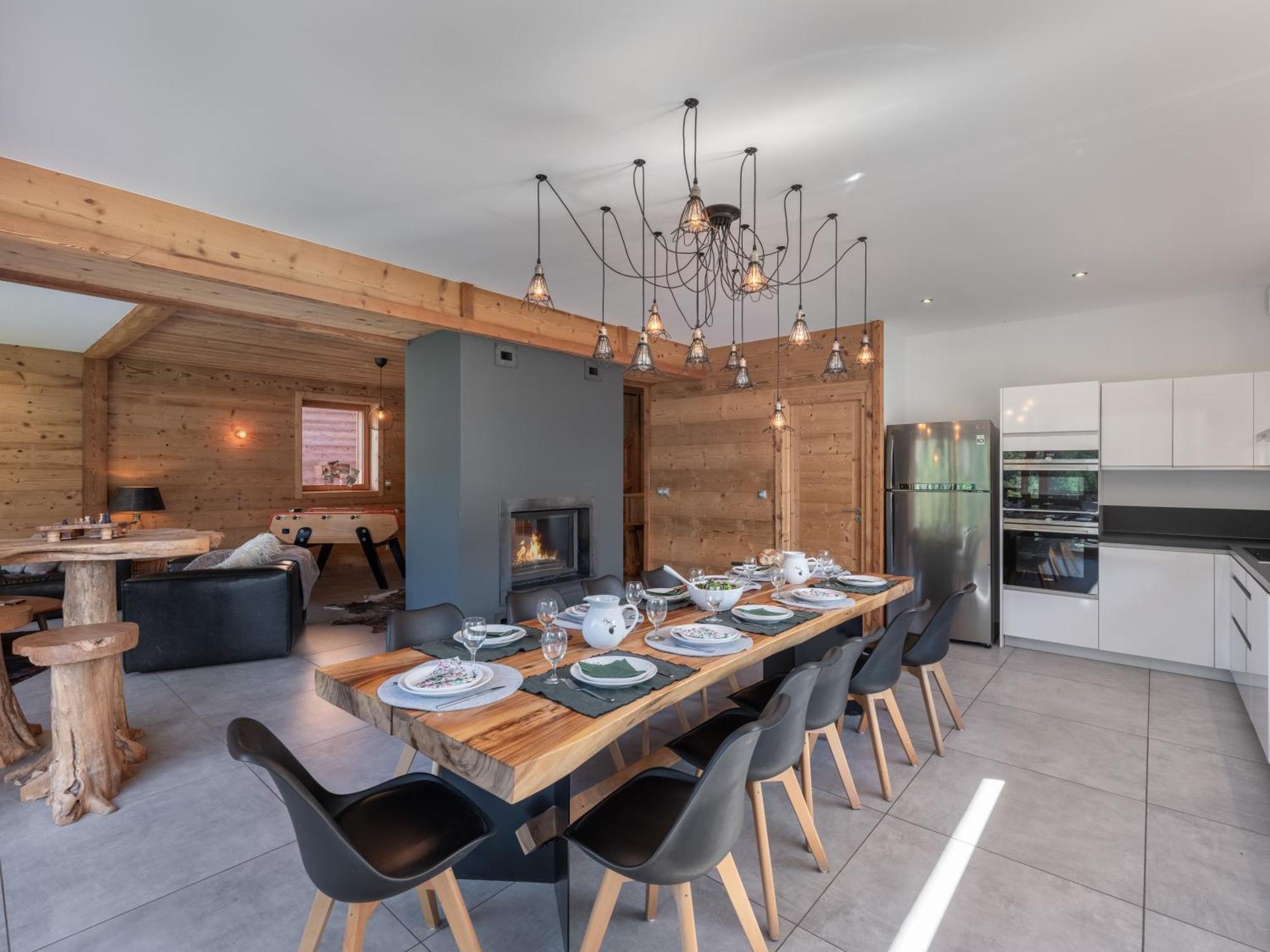 Chalet 1100 - Bo Immobilier Chatel - A Mi-Chemin Du Centre Et Du Linga - Jacuzzi Sauna Et Cheminee Экстерьер фото
