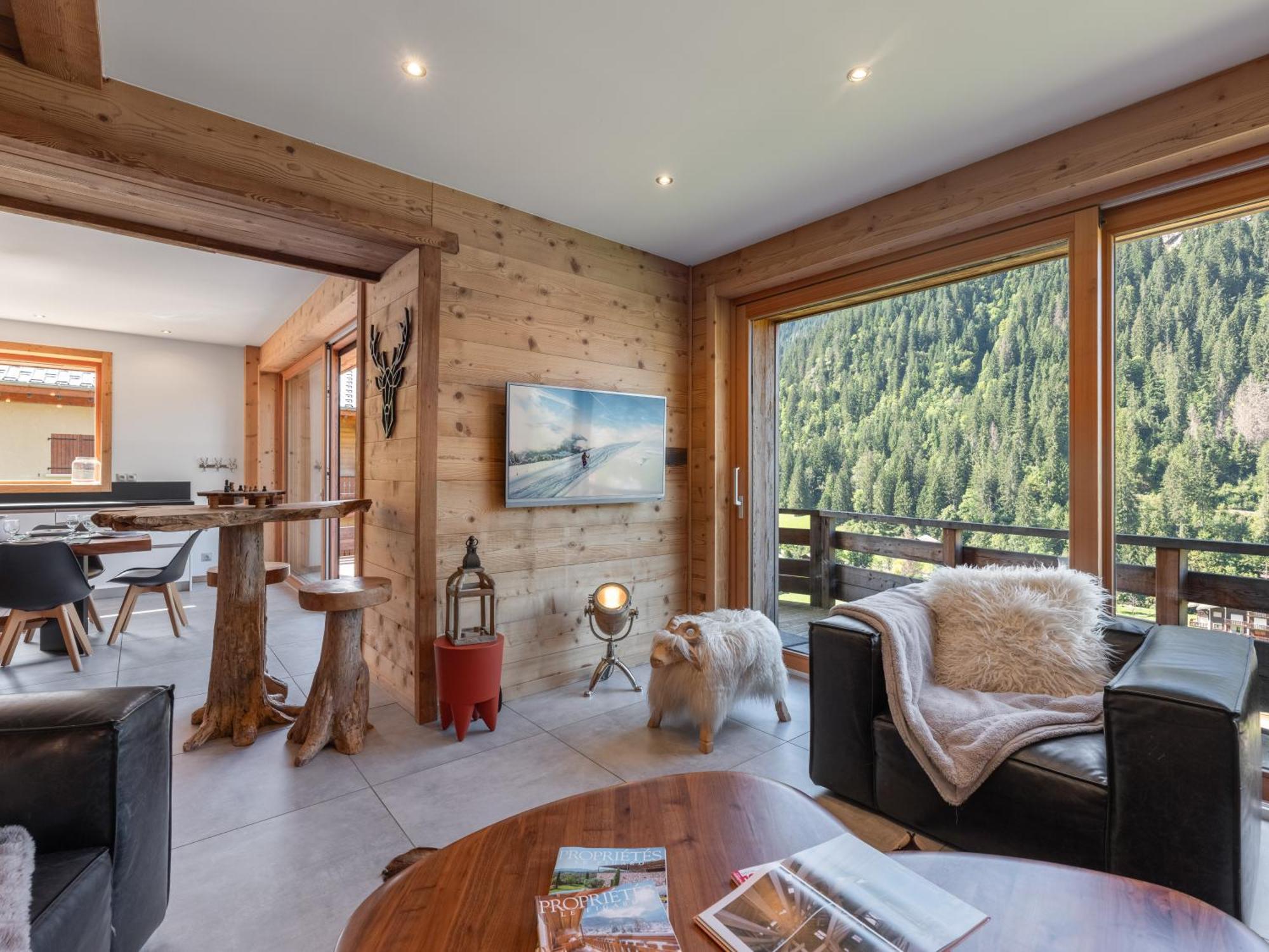 Chalet 1100 - Bo Immobilier Chatel - A Mi-Chemin Du Centre Et Du Linga - Jacuzzi Sauna Et Cheminee Экстерьер фото