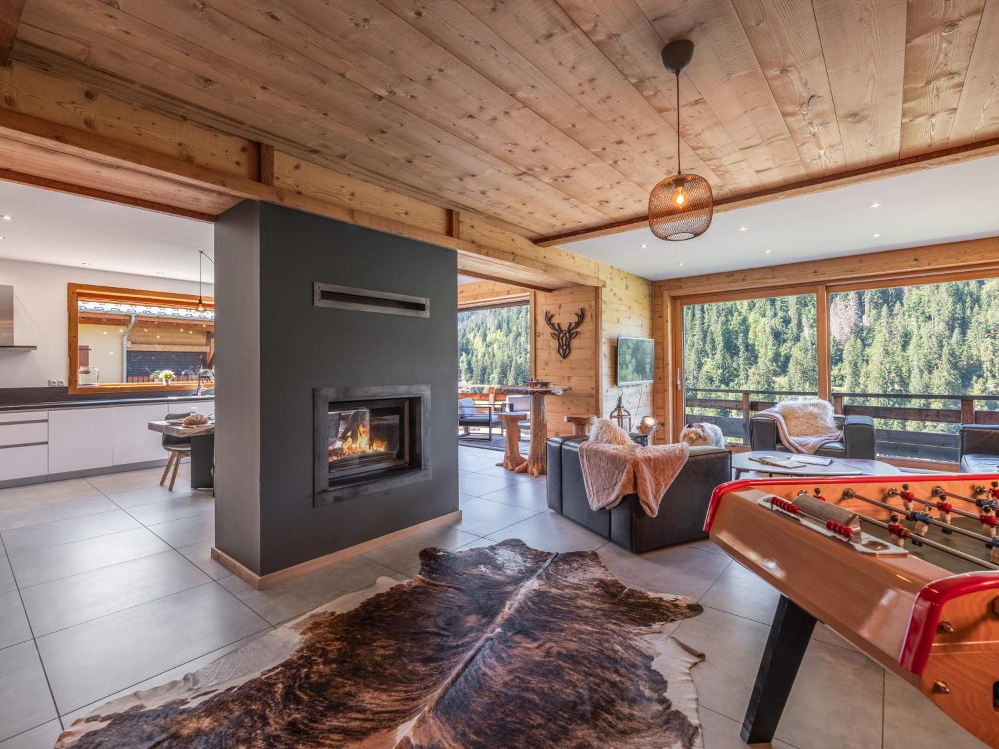 Chalet 1100 - Bo Immobilier Chatel - A Mi-Chemin Du Centre Et Du Linga - Jacuzzi Sauna Et Cheminee Экстерьер фото